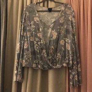 Floral dressy shirt